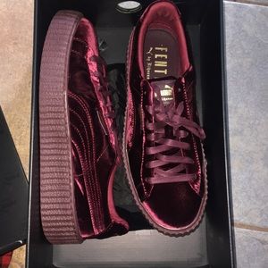 Brand new Fenty creeper velvet